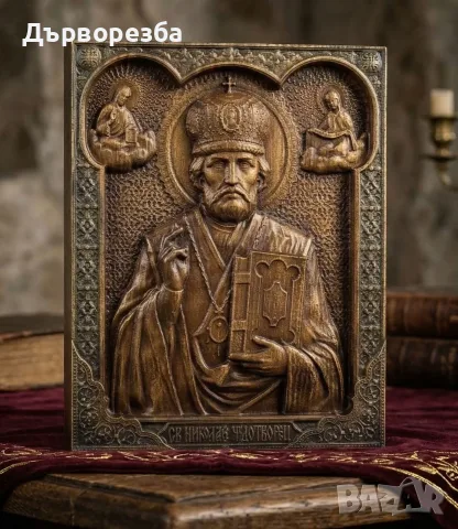 Икони дърворезба, снимка 9 - Икони - 56125494