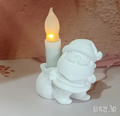 Молд кашпа дядо Коледа с чувал, снимка 2 - Форми - 50741719