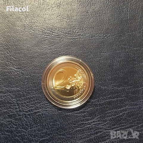 2 евро 2025 Италия Юбилей Светата година UNC, снимка 2 - Нумизматика и бонистика - 53262353