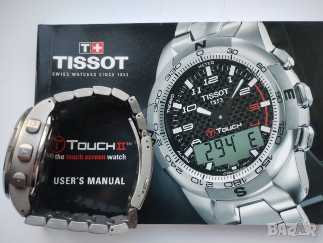 TISSOT T-TOUCH II TITANIUM TO47420 A -прецизна швейцарска машина, снимка 4 - Мъжки - 44438998