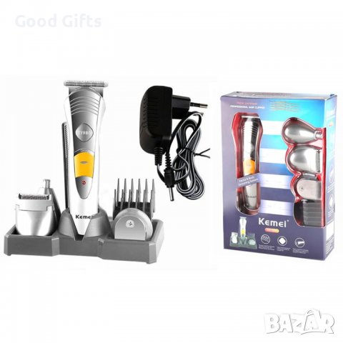 Машинка за бръснене и подстригване Kemei KM-580А, 7 в 1, снимка 2 - Електрически самобръсначки - 38308879