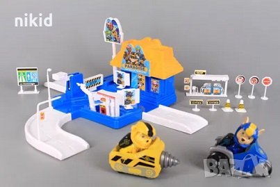 Паркинг гараж Paw Pes Patrol Пес Патрул пластмасови фигурки играчки, снимка 2 - Други - 34995540