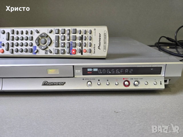 Pioneer dvr 520h hdd dvd recorder, снимка 3 - Плейъри, домашно кино, прожектори - 54280438