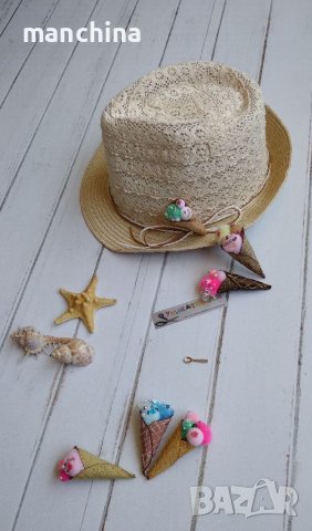 Брошка "Сладолед ", снимка 2 - Други - 37228589