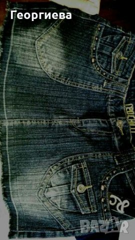 Черна дънкова пола и потник🍀❤S,M,M/L🍀❤арт.1014, снимка 8 - Комплекти - 29748759