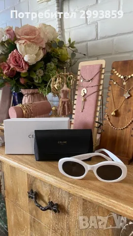 очила Селин*CELINE EYEWEAR*RIOMPHE 01 SUNGLASSES IN ACETATE, снимка 2 - Слънчеви и диоптрични очила - 55922654