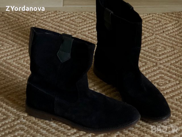 Боти/ботуши 38н. H By Hudson Black Chelsea Boots, снимка 8 - Дамски боти - 30938265