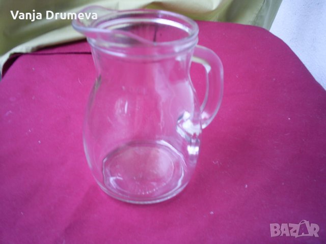 стъклена кана с маркировка от 80-те г. неизползвана, снимка 5 - Аксесоари за кухня - 37894269
