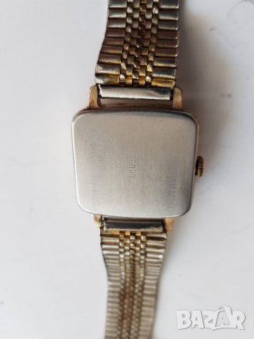Механичен ръчен часовник Заря с позлата, снимка 7 - Антикварни и старинни предмети - 33890125