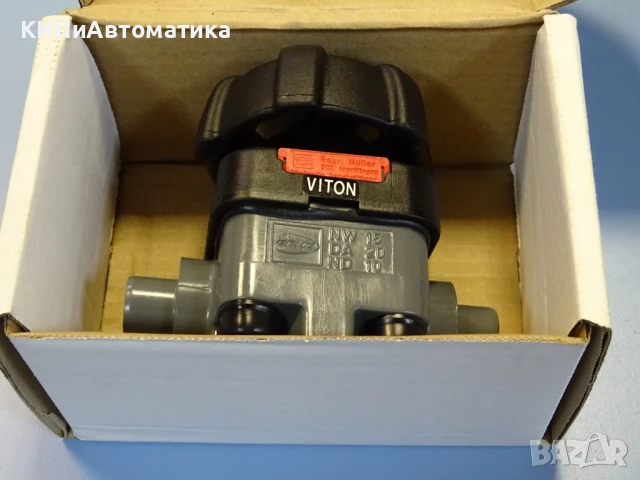 мембранен вентил GEMU 677/15/D 014-0-0104 Diaphragm valve 1inch NW15 DA20, снимка 9 - Резервни части за машини - 51261942