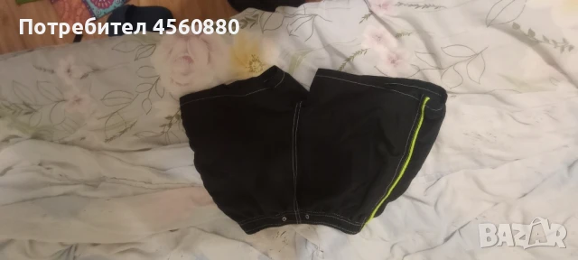 Черно-зелени къси гащи, снимка 2 - Къси панталони - 51325714