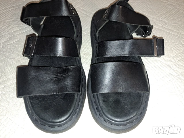 Dr. Martens Gryphon Black Brando Leather Gladiator Sandal № 41 кожени сандали Унисекс, снимка 7 - Мъжки сандали - 50903200