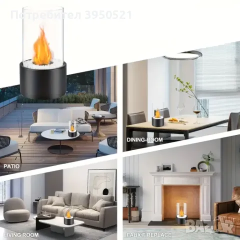 Преносима Биокамина от стомана, на биоетанол, био камина, снимка 6 - Камини - 48743147