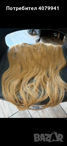 Естествени екстеншьни 100г / 53СМ - пльтни, меки, цвят рус, снимка 2 - Аксесоари за коса - 54112965