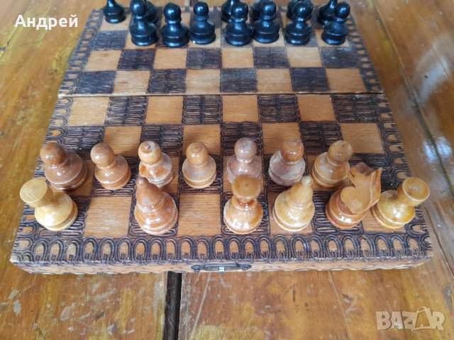 Стар шах #2, снимка 5 - Антикварни и старинни предмети - 37075000