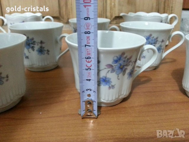 порцелан Бавария чаши за чай, снимка 9 - Антикварни и старинни предмети - 34978936