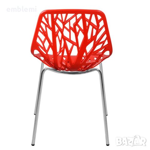 Стол трапезен  Elsa HM0023 Червен, снимка 4 - Столове - 44277021