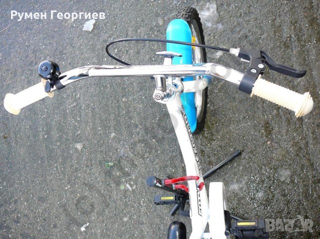 Детски велосипед 16” Reactor Foxy, стоманена рамка, контра, син/бял , снимка 2 - Детски велосипеди, триколки и коли - 35010518