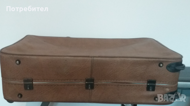 Ретро кожен куфар, снимка 4 - Куфари - 44760449