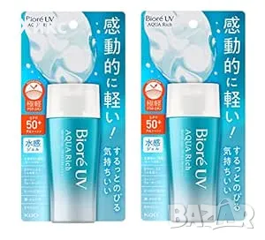 Kao - Biore UV Aqua Rich Watery Gel SPF50+ PA++++ - 70ml, снимка 2 - Козметика за лице - 48552371