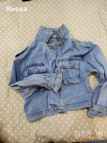 Дамско дънково яке, снимка 2 - Якета - 51533560