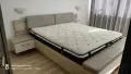 РОНДИНО ЛЕГЛО(без матрак) 180/200 С ТАПИЦИРАНА ТАБЛА, РАКЛА И 2 НОЩНИ ШКАФЧЕТА 285,3/237/87,7h , снимка 1