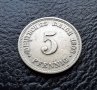 Стара монета 5 пфенига 1908 г. буква  D - Германия- хит цена !, снимка 11