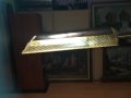 поръчана-gold & inox настолна масивна лампа-внос швеицария, снимка 13