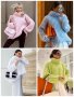 Дамски модерен нов пухкав пуловер с дълъг ръкав, 4цвята - 023 