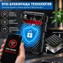 Мъжки портфейл за карти с RFID защита, автоматично изваждане и магнитно затваряне, снимка 5