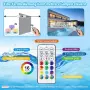 Подводни LED лампи за басейн 2 броя с дистанционно RGB потопяеми IP68 - Бял, снимка 2