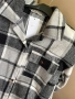 Дамска връхна риза каре черно/бяло/сиво , снимка 3