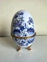 Прекрасно Порцеланово Яйце Кутия За Бижута, снимка 1