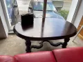 Овална холна маса масивно дърво, снимка 1