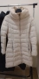 Дамско дълго зимно яке Benetton/бежаво, снимка 1