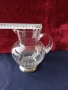 Авторски Кристални вази и кана със сребърен обков,среро 900/чаша,кана/, снимка 16