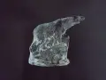 № 8763 Стара декоративна стъклена фигура на бяла мечка, снимка 4