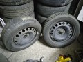 Железни джанти 16" със зимни гуми Opel Corsa , снимка 1 - Гуми и джанти - 33897565
