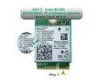 Wifi 7 Intel BE200NGW WiFi Card Intel BE200 Wireless Module 6GHz Tri-Band Network Card Bluetooth 5.4, снимка 1