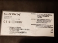 Телевизор CROWN LED 32776 счупена матрица, снимка 1
