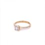 Златен дамски пръстен 1,62гр. размер:52 14кр. проба:585 модел:22046-2, снимка 2