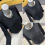 Дамски пуловер / цвят черен / с джоб, снимка 1 - Блузи с дълъг ръкав и пуловери - 38978662