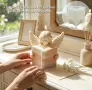 3D ангел четящ книга силиконов молд форма свещи гипс сапун смола , снимка 1
