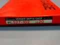 Шублер дълбокомер Mitutoyo 527-102 VD20 0-200mm Vernier Depth Gage, снимка 8