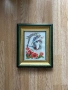 Красив ръчно изработен гоблен в рамка, снимка 3