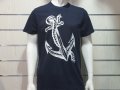 Нова мъжка тениска с трансферен печат Голяма котва, морска, снимка 3