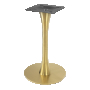 Кръгла /квадратна основа,крак,стойка за маса в златен цвят на склад, снимка 2