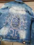 дънково  яке с камъни , снимка 8