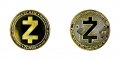 Zcash Coin / Зкеш Монета ( ZEC ) - Gold, снимка 1