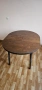 Кръгла дървена маса, снимка 2